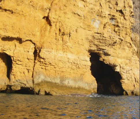 la caverna de las gambas buceo Jávea